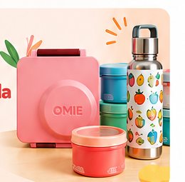 Colección de loncheras y recipientes OmieBox